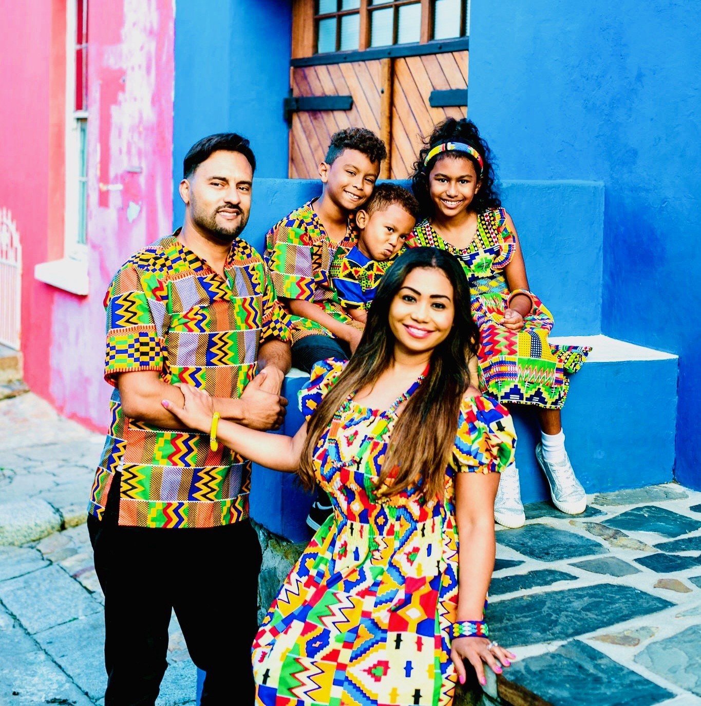 Marlin Gusman, Jr., Varsha Gusman, Priscilla, Marlin III and Romeo